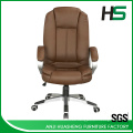 Silla de oficina ergonómica ejecutiva de cuero de lujo